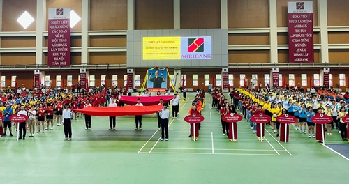 Khai mạc Hội thao Agribank khu vực thành phố Hà Nội lần thứ 9 năm 2022